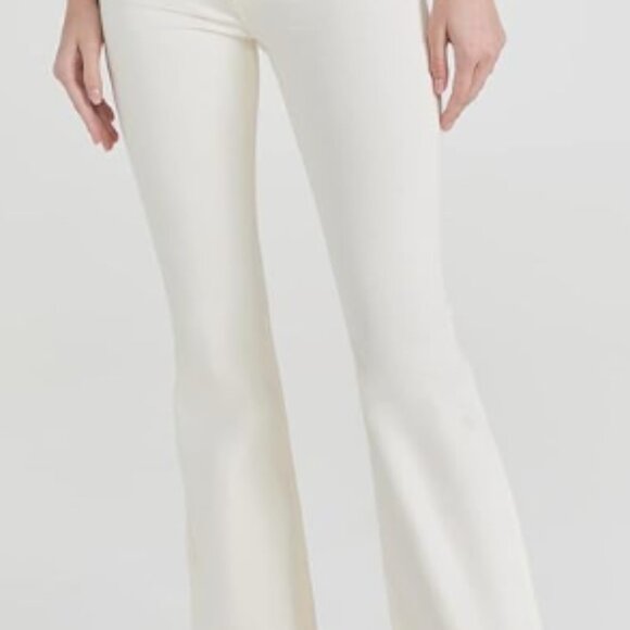 Rag & Bone Casey High Rise Flare White Jeans Denim Pants Stretch - size 25 - Picture 3 of 7